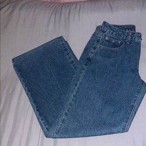 Edikted Women's Straight Leg Blue Jeans